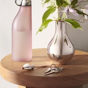 Georg Jensen Keyring Heart with leather strap